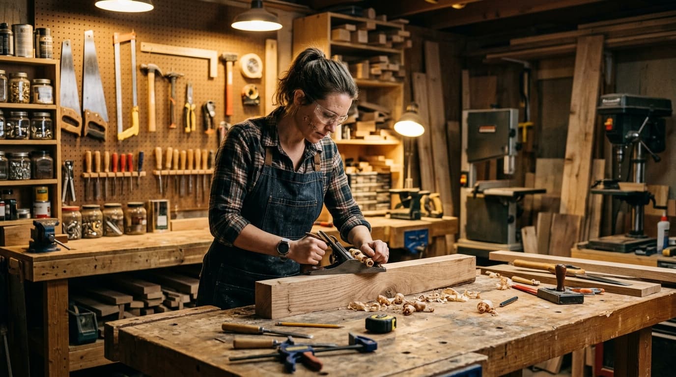 Schuurmachine gebruiken op hout