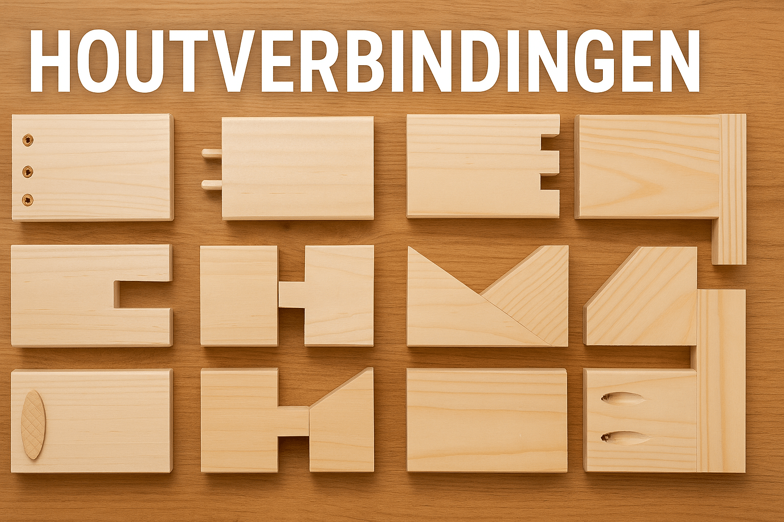 10 Houtverbindingen uitgelegd voor klussers